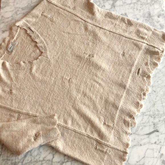NWOT Zara Oversized Ripped Sweater - Picture 4 of 8